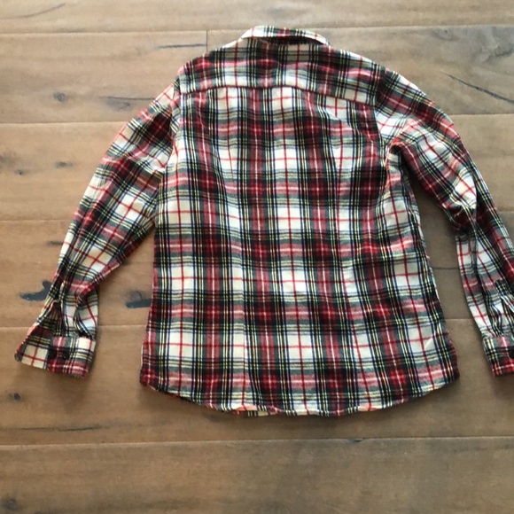 LL Bean Slightly Fitted Plaid Flannel Shirt - Picture 6 of 6